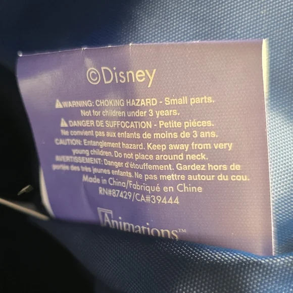 Disney Winnie The Pooh Zipper Denim Tote Bag - Picture 12 of 13